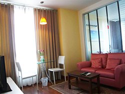 Furnished apartment for rent near Taladplu BTS | The Parkland Ratchada-Thapra